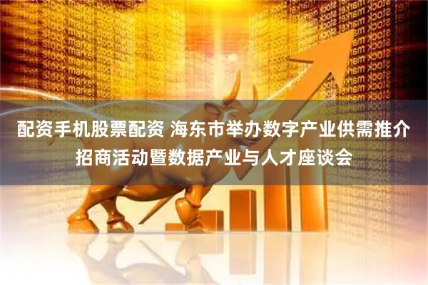 配资手机股票配资 海东市举办数字产业供需推介招商活动暨数据产业与人才座谈会